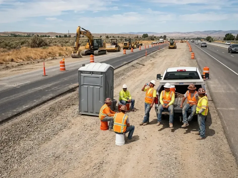 highway-road-construction-crew-007 — frequently asked questions, Porta Potty and Restroom Rentals in Colville, WA